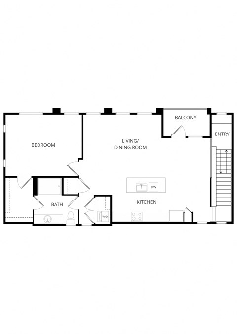 a floor plan of a house showing the living room and dining room